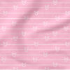 Bunny Stripe (Pink) | Children Fabric Design | Julie Storie Designs